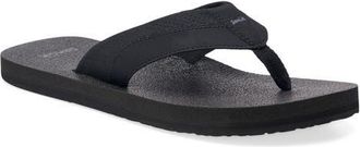Sanuk Beer Cozy IV Flip Flop in Black at Nordstrom, Size 12