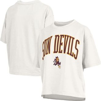 Pressbox Womens Pressbox White Arizona State Sun Devils Nelson T-Shirt at Nordstrom, Size X-Large