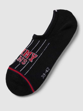 Tommy Jeans F&uuml;&szlig;linge mit Label-Detail Modell FOOTIE in Black, Gr&ouml;&szlig;e 43-46