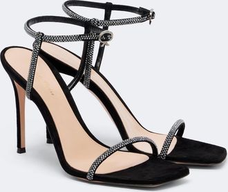 Gianvito Rossi Embellished leather sandals