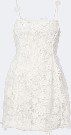 Blumarine Guipure lace minidress