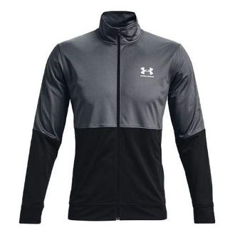 Under Armour Pique Track Jacket Pitch Grey 1366202-012