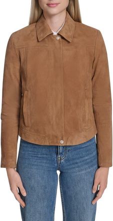 Cole Haan Suede Jacket in Hazlenut at Nordstrom, Size X-Large
