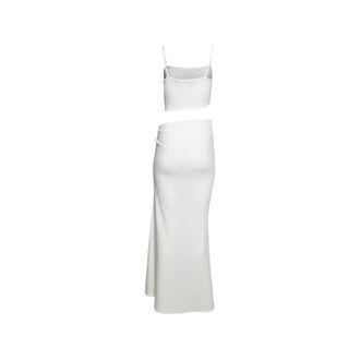 CHRISTOPHER ESBER Cut-Out Detail Dress - White