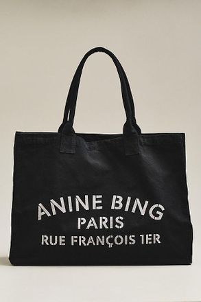 Anine Bing Leo Canvas Tote Bag