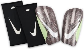 Nike Mercurial Lite Kylian Mbapp&eacute; Soccer Shin Guards in Brown | IO9402-271