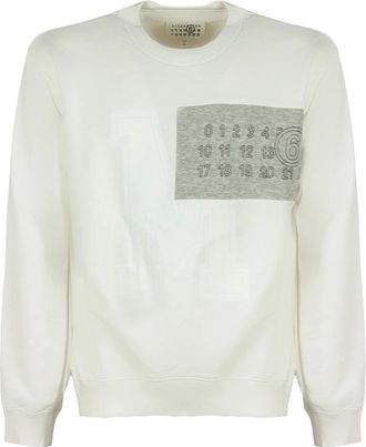 Maison Margiela Hombre, Sudaderas, Blanco, Talla: S