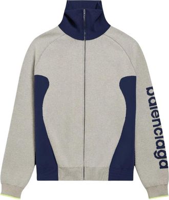 Balenciaga Bodies Gebreide Ritsvest - Heren - Vesten - Grijs - L - Katoen - Truien & Vesten