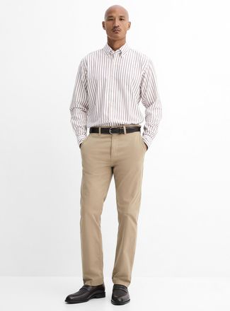 BOSS Mens Minimalist stretch chinos Straight fit