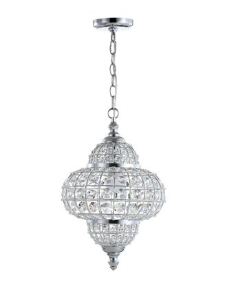 Jonathan Y Designs Jonathan Y Juliette 12In Crystalmetal Led Chandelier Pendant