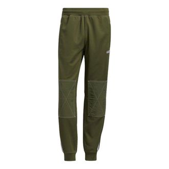 adidas originals MENS Sports Ankle-banded Pants Green GN3808