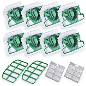OEM Repuestos Para Aspiradora Vk200 Fp200. Filtro De Repuesto Para Bolsa De Aspiradora Vorwerk Kobold. 8 Bolsas Vk200 + 2 - Crezuo