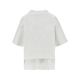 Alaia Asymmetrical Boxy Fit T-shirt Woman 36