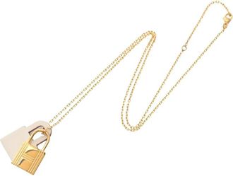 Herm&egrave;s 2021 OKelly pendant necklace - Gold
