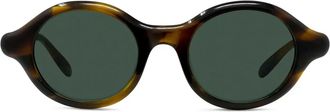 Loewe Slim Brown Oval Sunglasses