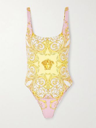 Versace Costume Da Bagno Stampato - Giallo