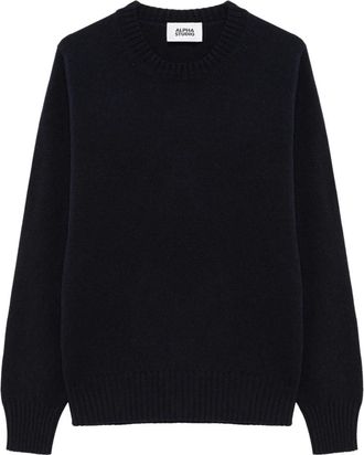 Alpha Studio Trui met ronde hals - Heren - Ronde hals truien - Blauw - 2XL - Wol - Truien & Vesten