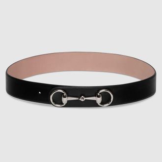 Gucci Horsebit 1955 Belt, Size Gucci 110, Black, Leather