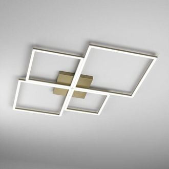 Top-Light Top-light - four squares applique-plafoniera 90 cm. oro brunito verniciato 1162-90-OB
