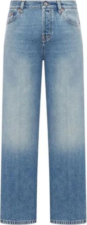 Gucci Katoenen jeans met vervaagd effect - Blauw