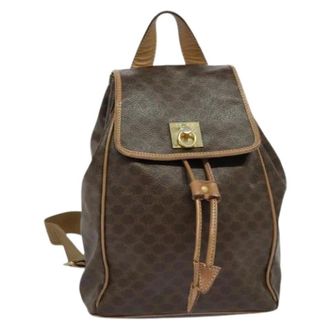 Celine Pre-owned Backpacks, female, Brown, Size: ONE SIZE Pre-owned Plastic backpacks