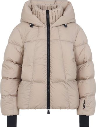 Moncler Dark Beige Bonnieure Bomber Jacket-Donna