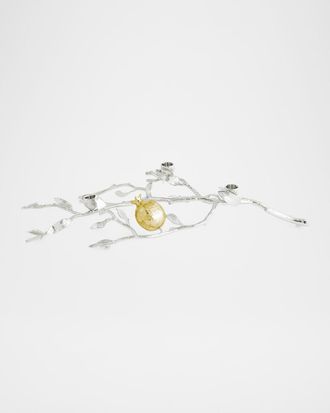 Michael Aram Pomegranate Silver & Gold Low Candleholders