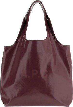 A.P.C. Bolso Tote con Logo Estampado - Bags - Mujer - Rojo - ONE SIZE