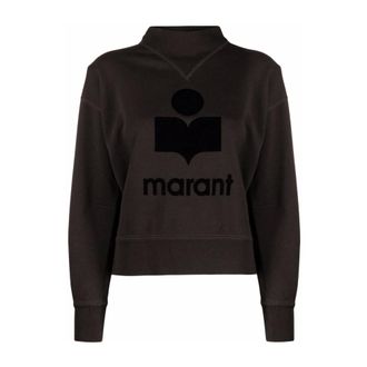 Isabel Marant Sweatshirts, female, Brown, S, Moby Sweatshirt
