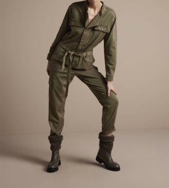 Summum Admiral Jumpsuit In Clay
