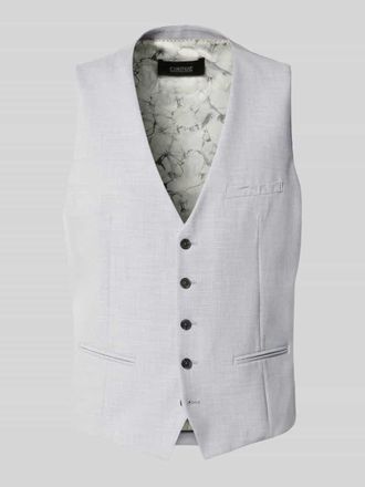 Cinque Weste mit Paspeltaschen Modell Vitra in Hellgrau, Gr&ouml;&szlig;e 44