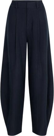 Amaya Amsterdam Broeken, Dames, Blauw, M, Polyester, Evi Pants