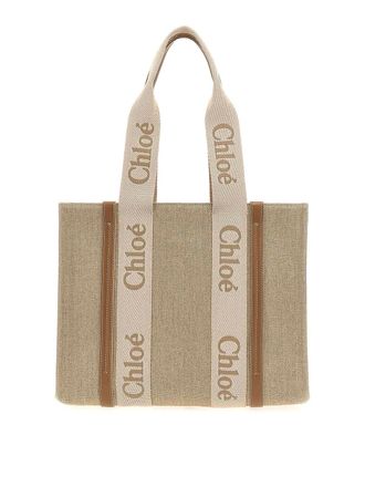 Chlo&eacute; Woody Medium Shopping Bag
