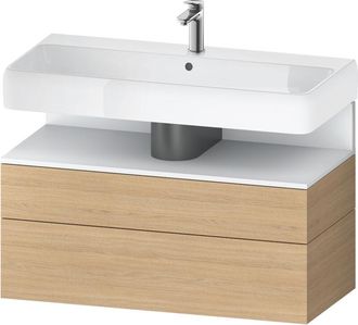 Duravit Qatego Mueble Bajo Lavabo, 1 Extra&iacute;ble Y 1 Caj&oacute;n, - Duravit