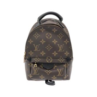 Louis Vuitton Monogram Marron Coated Canvas Backpack (Pre-Owned)