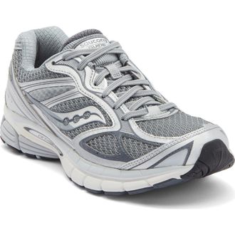 Saucony Gender Inclusive ProGrid Guide 7 Sneaker in Grey/Silver at Nordstrom, Size 7.5 Womens