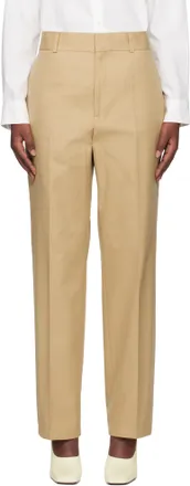パンツ FILIPPA K SS25 RELAXED STRAIGHT COTTON LINEN (31110 0092) Relaxed Straight Cotton Linen Trousers - Cream White | Filippa K