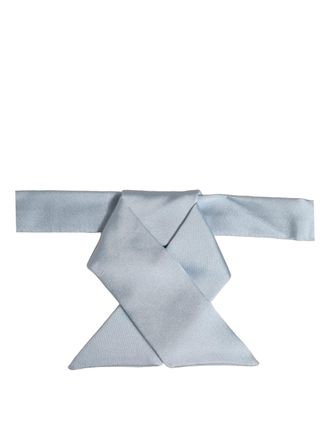 Dolce & Gabbana Silk Adjustable Bow Tie - Blue