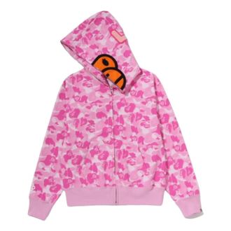 A Bathing Ape (WMNS) A Bathing Ape Baby Lisa Abc Camo Full Zip Hoodie Pink 2M20-215-301-PNK