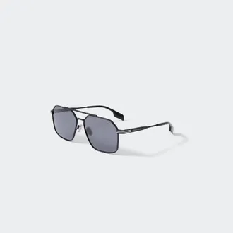 Canada Goose Lunettes de soleil Moraine (Hommes, Matte Light Gunmetal/Green, TAILLE UNIQUE)