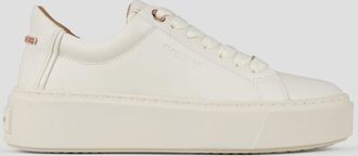 Alexander Smith London High Woman in ivory smooth leather and ivory sole