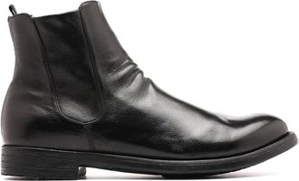 Officine Creative Hive Boot - Heren - Chelseaboots - Zwart - 41 1/2 EU - Leer - Schoenen