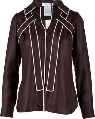 Celine Celine top met contrasterende kraag - jaren 2010