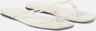 Toteme The Knot suede thong sandals