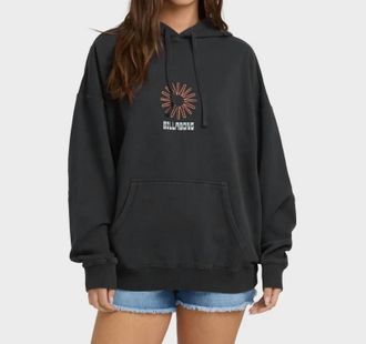 Billabong Sun & Waves Hoodie In Black Sands