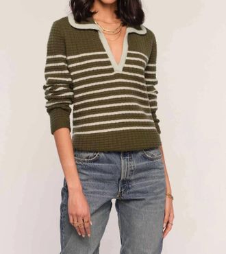 Heartloom Spira Sweater In Olive