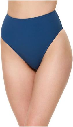 Gottex Modern Muse High Waist Bikini Bottom in Dark-Azure at Nordstrom, Size 16