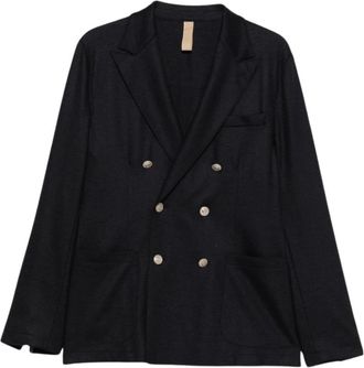 Eleventy Blazer doppiopetto con revers a lancia - - Jackets - Uomo - Blu - M
