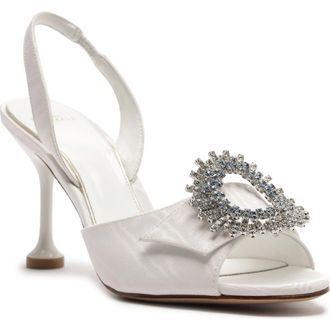 Alexandre Birman Easy Madelina Slingback Sandal in Ivory at Nordstrom, Size 8