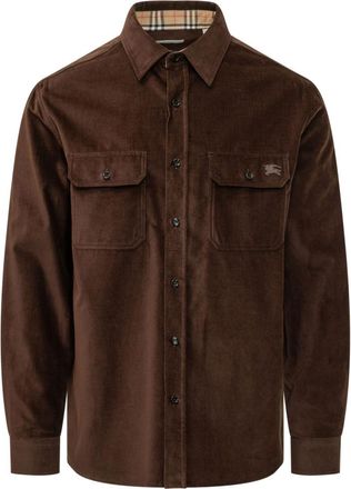 Burberry Brown Regular Corduroy Overshirt